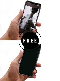 Download Free Iphone X In Hand Mockup Psd Template Texty Cafe Iphone Mockup Iphone Free Iphone