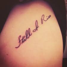 Little Tattoos On Instagram Littletattoo On Maggieswahl S Left Side Ribs Underneath Her Armpit Saying Still Back Tattoo Quote Tattoos Girls Trendy Tattoos