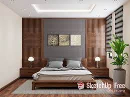 2140 Interior Bedroom Scene Sketchup Model By Tan Nguyen Free Download Small Bedroom Interior Bedroom Bed Design Modern Bedroom Interior