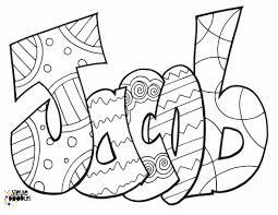 Jacob Free Coloring Page Classic Stevie Doodles Stevie Doodles Name Coloring Pages Free Coloring Pages Free Kids Coloring Pages