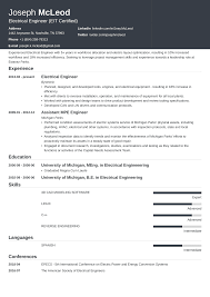 Can a resume be two pages? Electrical Engineering Resume Template For An Engineer Tips