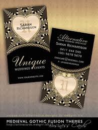 Medieval Vintage Gold Unique Wedding Business Cards Design Template Wedding Business Card Business Card Template Design Business Card Design