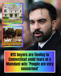 While many New Yorkers are heading to the polls for early voting, others —  fearful of a potential Mamdani administration — are preparing to run for  the hills. #NYC #Election2025 #ZohranMamdani