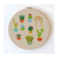 Beginners and more advanced stitchers alike will enjoy these easy cross stitch patterns with fun and colorful designs. Cactus Cross Stitch Pattern Pdf Flowers Cross Stitch Modern Etsy Cactus Cross Stitch Cross Stitch Modern Cross Stitch