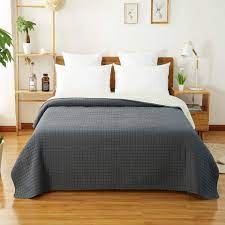 Dematex tagesdecke xxl mit pailleten für doppelbett bettüberwurf set 3 tlg.taft. Tagesdecke Woltu Tagesdecke Aus Polyester Fur Bett Online Kaufen Otto