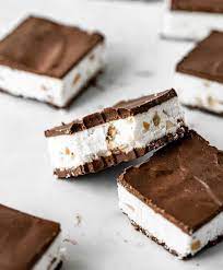 No Bake Vegan Schoko Bons Slices Recipe Milk Chocolate Recipes Frozen Dessert Recipe Vegan Chocolate Bars