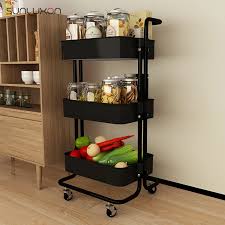 The beautiful raised panel doors and drawer front provide the ultimate in style to dress up your kitchen. 3 Tier Large Home Kitchen Storage Utility Cart 4 Wheel Rolling Container Rack Home Garden Kitchen Islands Kitchen Carts