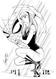 Gwen Stacy Inks Gwen Stacy Spider Gwen Comics Spiderman Comic