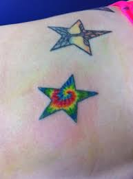 The latest tweets from @tiedyetattoo Tie Dye Star By Silkytats On Deviantart Tie Dye Tattoo Picture Tattoos Star Tattoos