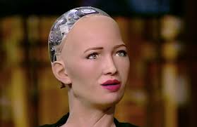The robot was created as a personification for the future of ai, but also as a framework. Video Sophia The Robot Sits Down For First Interview In Middle East On Egyptian Tv Egypt Independent