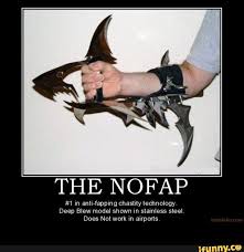 THE NOFAP #1 in anti-fapping chastity technology. Deep Blew model shown in  stainless steel. Does Not work in airports. - iFunny Brazil