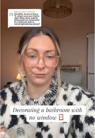 Replying to @Lashh 🧚🏼‍♀️ How to decorate a bathroom with no windows 🪟  tile and colour reccomendations #interiortips #interioradvice  #interiordesigner #bathroom #bathroomdesign