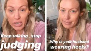 RHOC star Braunwyn Windham-Burke defends her husband for wearing heels to  support their son