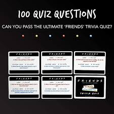 If you paid attention in history class, you might have a shot at a few of these answers. Friends Trivia Quiz Card Game 2 Players Free Shipping Toynk Toys