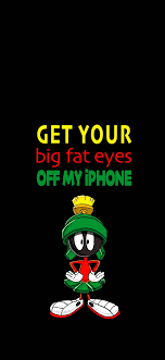 Marvin martian free crochet pattern. Iphone Xs Wallpaper For Fans Of Marvin The Martian Iphonewallpapers