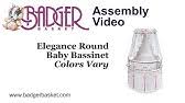 Shop all the brands you love at buybuy baby®! Assembly Of 31001 31002 31004 31005 31006 Badger Basket Wishes Oval Bassinet Youtube