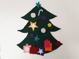 Noël est bientôt là ! Un Sapin En Feutrine A Decorer A L Infini