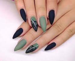 Short Almond Shaped Black Acrylic Nails 62 Fresh Design Ideas For Almond Shaped Nails In 2019 Almond Nails Designs Pointy Nails Black Nails