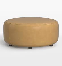 Choose from small and large styles for your space. 36 Worley Round Leather Ottoman Rejuvenation