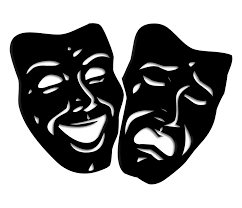 Theater Masks Of Comedy And Tragedy Art Print By Leatherwood Design X Small Theatre Masks Drama Masks Comedy And Tragedy
