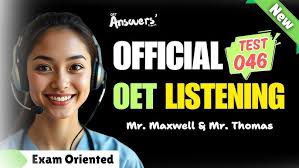 OET Listening Test 61, Patient: Samara Cox