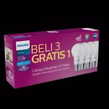 Di pasaran sendiri, ada beragam merek lampu led, termasuk philips. Paket Lampu Philips Led Philips Bulb 10 Watt Mycare Beli 3 Gratis 1 Shopee Indonesia