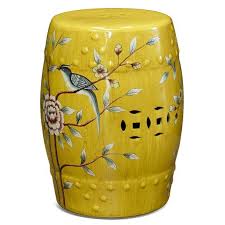 With simple silhouette, this porcelain garden stool is modeled after the traditional chinese drum. Porcelain Garden Stool Chinese Garden Stool Garden Stool Ceramic Stool