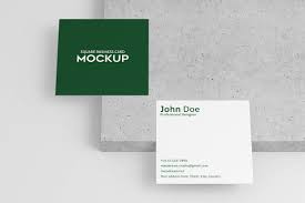 2 x 2 and 2.5 x 2.5 square business cards are uniquely shaped and small, so your clients will hang on to them. Square Business Cards Free Mockup Dealjumbo Com Discounted Design Bundles With Extended License