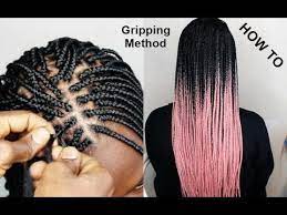 While box braids can be done in a hair salon, it's also possible to be done right from your home. Tips And Tricks Gripping The Roots Box Braid Tutorial Try This Method To Learn How To Braid Youtub Box Braids Tutorial Small Box Braids Box Braids Styling