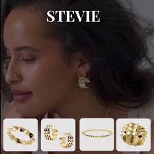 ⁠, The Stevie pieces give off an edgy yet classy vibe that shines bright  and takes any outfit to the next level.⁠, ⁠, Featuring:⁠, Stevie Single  Ring⁠, Stevie Hoops⁠, Stevie Bracelet⁠, Stevie Triple ...