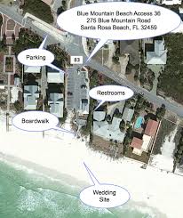 Blue Mountain Beach Weddings Access 36 Santa Rosa Fl Wedding Locations Gulf Beach Weddings