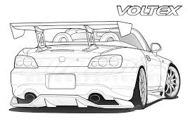 Coloring Pages Honda Cars July Ausmalbilder Ausmalen Bilder