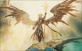 Krieger Engels Magic The Gathering Sunblast Flugel Swagger Stick Rustung Spiele Fantasy Engel Kunst Kriegerin Fantasie Welt