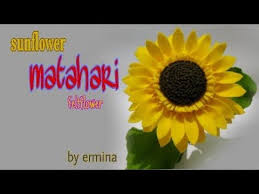 Besarnya ciptaan allah semua pokok bunga matahari akan menghadap ke arah sumber cahaya matahari pagi ketika berbunga. Feltflower Bungaflanel Tutorial Diy How To Make Sunflower Bunga Matahari Dari Kain Flanel Youtube Bunga Matahari Kain Flanel Bunga