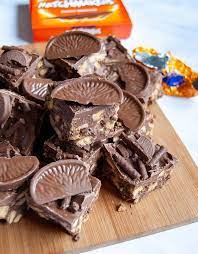 No Bake Chocolate Orange Traybake Something Sweet Something Savoury Chocolate Crispy Cakes Chocolate Cornflake Cakes Chocolate Orange