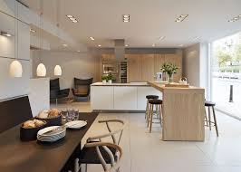 bulthaup b3 rough sawn oak kitchen with carl hansen furniture and gaggenau appliances in our bath showroom bulthaup kitchen cuisine moderne cuisines maison