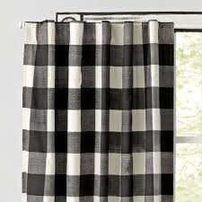 Bedroom Black And White Blackout Curtains Black Buffalo Check 84 Blackout Curtain Reviews Crate And Barrel Buffalo Check Curtains Check Curtains Black Blackout Curtains