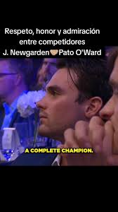 Pato, qué campeón eres. Eres un gran competidor, uno de los mejores d...