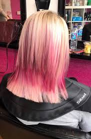Rose gold is a mixture of pink and peach. Simply Hair Light Blonde On Top And Underneath With A Facebook