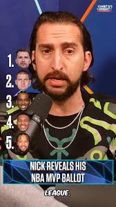 Can we please get @getnickwright an NBA Awards ballot? 😬, His MVP list for  the 2023-24 season