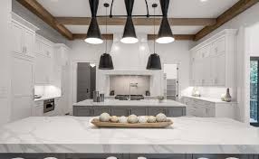 Have you noticed the trend towards stained wood ceiling treatments, both rustic and refined? Wood Beam Kitchen Ceiling Exposed Beams In The Kitchen