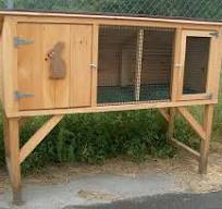 Cheap wholesale rabbit cages Factory Sale Indoor Rabbit Hutch on Wheels 35.5