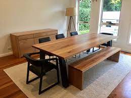 Made from sustainably harvested timber. Blackbutt Dining Bench Lumber Furniture