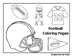 Maybe you would like to learn more about one of these? Football Coloring Pages Simple Fun For Kids Football Coloring Pages Sports Coloring Pages Coloring Pages Simple