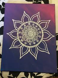 Mandala Canvas Mandala Canvas Dorm Canvas Art Canvas Painting