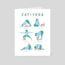 Don't forget to check out the other apps in your membership including this member portal, ios, android, appletv, roku and firetv apps too! Cat Yoga An Art Print By Sarah Nolan Inprnt
