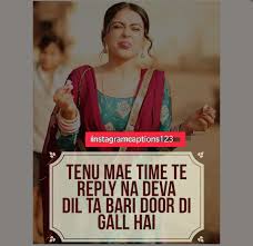 Punjabi Captions Punjabi Whatsapp Attitude Status And Love Quotes Instagram Captions 123 Captions Quotes Status