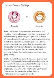 Below you will find two cancer compatibility tables, because for some starsigns what makes a good match for the cancer man, may not be so good for cancer woman and vice versa. Pin By Tracy Colleen On Scorpiology Scorpio And Cancer Scorpio And Cancer Relationship Cancer Woman Scorpio Man