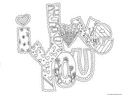 You can now print this beautiful i love you coloring page or color online for free. I Love You Valentines Day Coloring Pages Coloring Pages Ideas