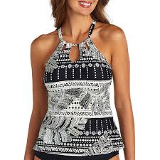 St Johns Bay Geometric Tankini Swimsuit Top In 2019